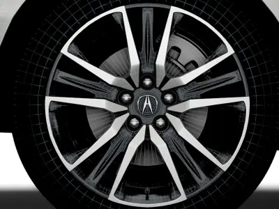 Acura RLX SH AWD 2021 wheel 3D model