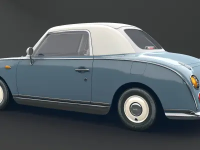 Nissan Figaro 1991 Free 3D model