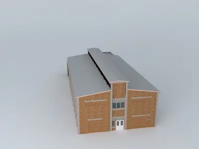 Factory Condominiums Free 3D model