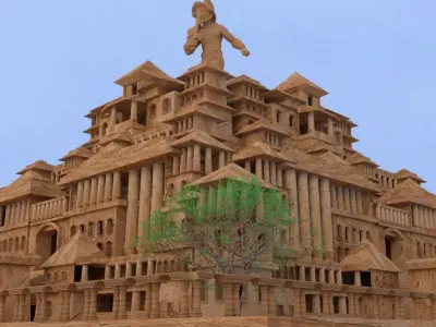 castle palace 3D model