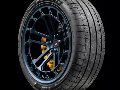 Pirelli R 265 40 ZR21 105Y New Profile 3D model