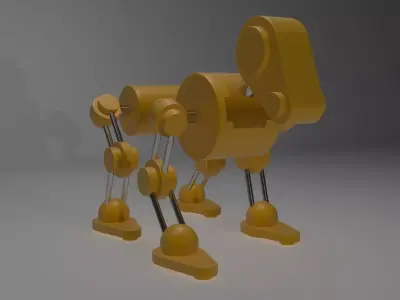 Robo Dog Free 3D model