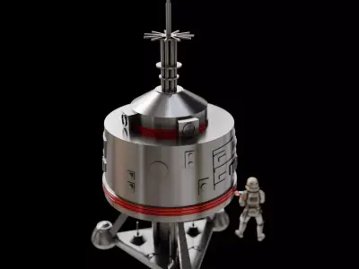 The Palomino Spacecraft 3D print model