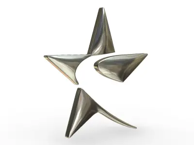 autostar logo 3D model