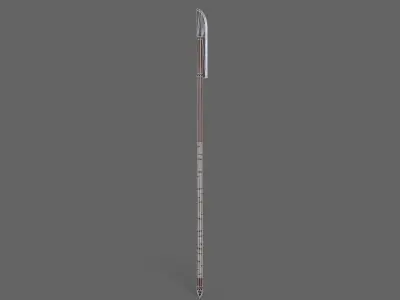 PBR Polearm V4b Low-poly 3D model