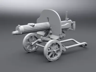 Maxim MG scale model 3D print model