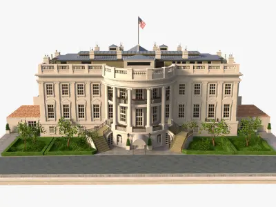 The White house 3D model