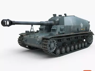 Tank K18 Auf Panzer Corona 3D model