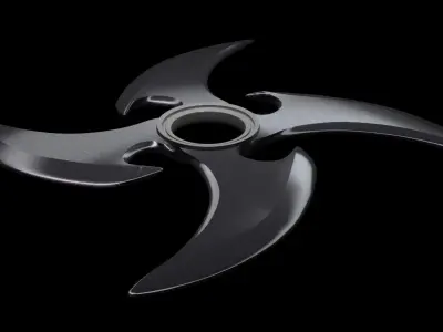 Shuriken spinner 3D model