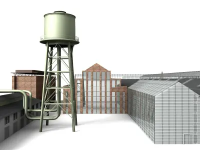 Century Hall 3D model