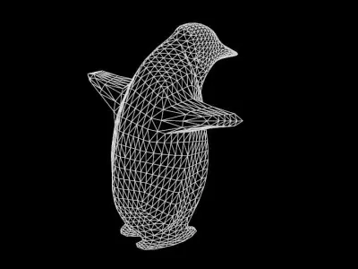 penguin Free 3D model