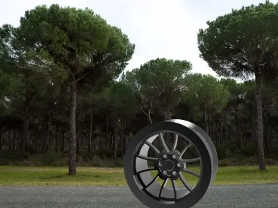 car rim  Free 3D model