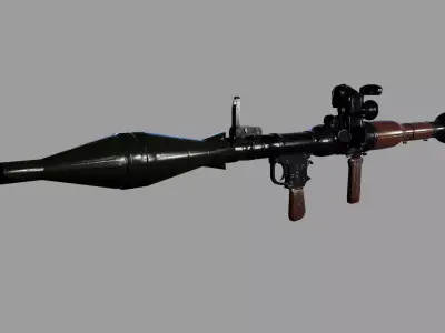 RPG-7 Soviet Bazooka 3D model