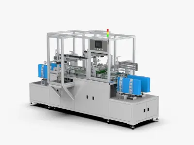 Automatic LCD Panel Gold Finger Tape Machine 3D model