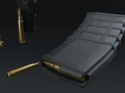 PMAG30 AR GEN M3 556 magazine 3D model