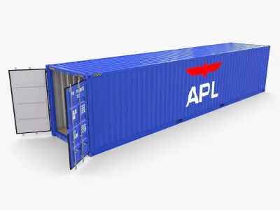 40ft Shipping Container APL 3D model