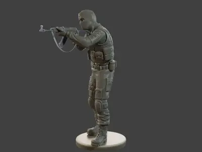 CzechSlovak Police Tactical Unit CPTU2 006 3D print model