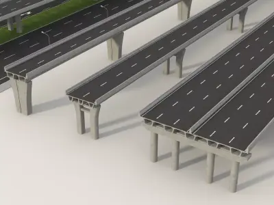 Modular Highway 3D model