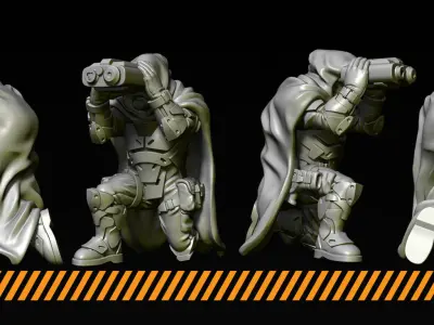 Green Berets 3D print model