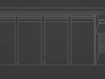 Commercial Refrigerator 3D model