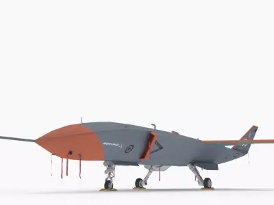 Boeing Loyal Wingman Military Drone MQ-28A Ghost Bat 3D model