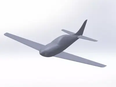 Speedy aircraft 3D print model
