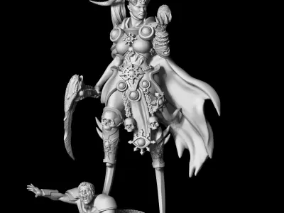 Hella figurine of woman 3D print model purchase