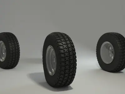 Wheel Rig 3D model