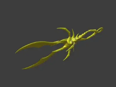 Scorpion kunai from Mortal Kombat 11 - Blazing Retribution 3D print model