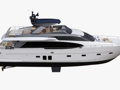 Sanlorenzo SL78 Planing Motor Yacht 3D model
