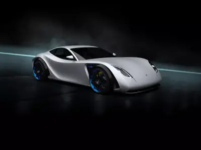 CeGo Raiju Electric Concept Car- a TVR concept 3D model
