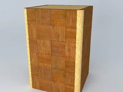 Corner table 3D model