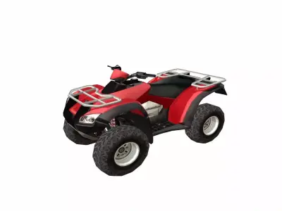 ATV Motorcycle Free low-poly 3D model