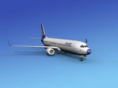 Boeing 737-900ER Malev Hungarian Airlines 3D model