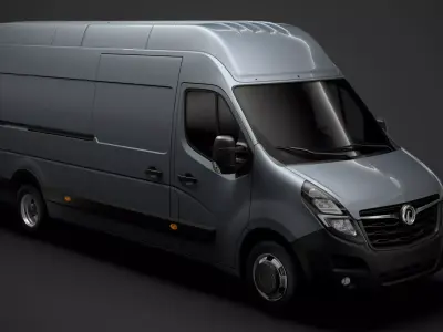 Vauxhall Movano L4H3 Van 2020 3D model