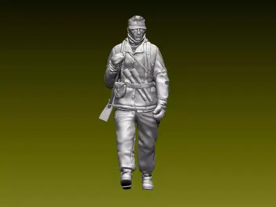 German soldier 3D print model