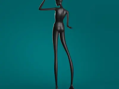 Mannequin 606 coll60 3D model