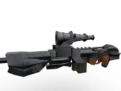 Tangent Ray Rifle Low-poly 3D model