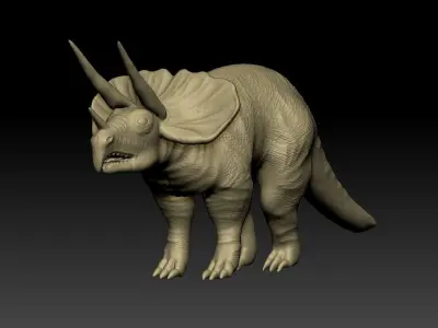 triceratops 3D model