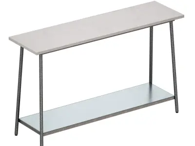Jane Console Table Crate and Barrel 3D model