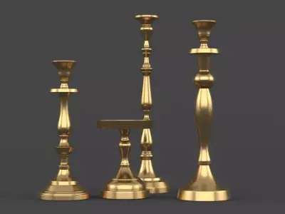 Candle Holder Free 3D model