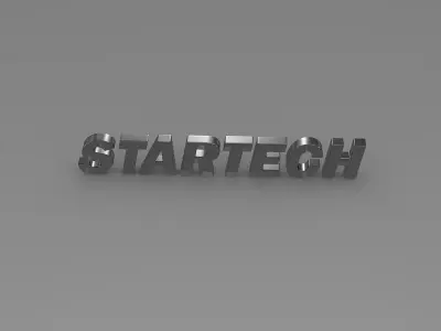 Startech Logo 3D model