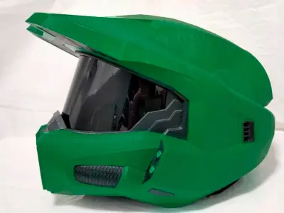 REAL HALO HELMET MASTER CHIEF 3D print model
