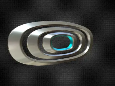 thunder power logo 3D model