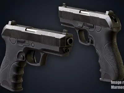 Spec Ops Soldier Low-poly 3D model