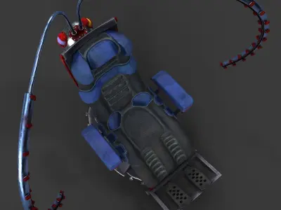 Sci fi armchair 3D model