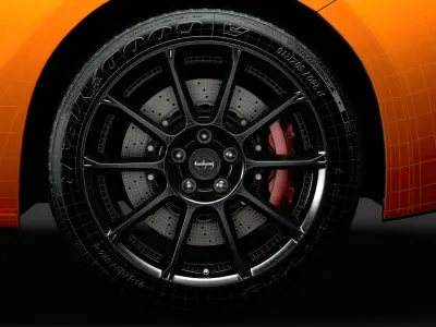 Scion FR-S Monogram 86 2020 wheel 3D model