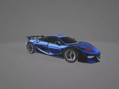 Velocity Racer Car 3D model
