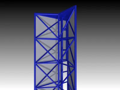 Column Advertising 3D model