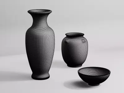 Glazed ceramic Free 3D model